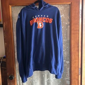 Men's Blue Denver Broncos Hoodie Sweatshirt